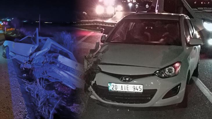 Burdur’da kaza yapan otomobil takla attı: 3 yaralı