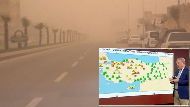 Prof. Dr. Orhan Şen uyardı! Kuzey Afrika’dan geliyor: Kırmızı toz yağabilir